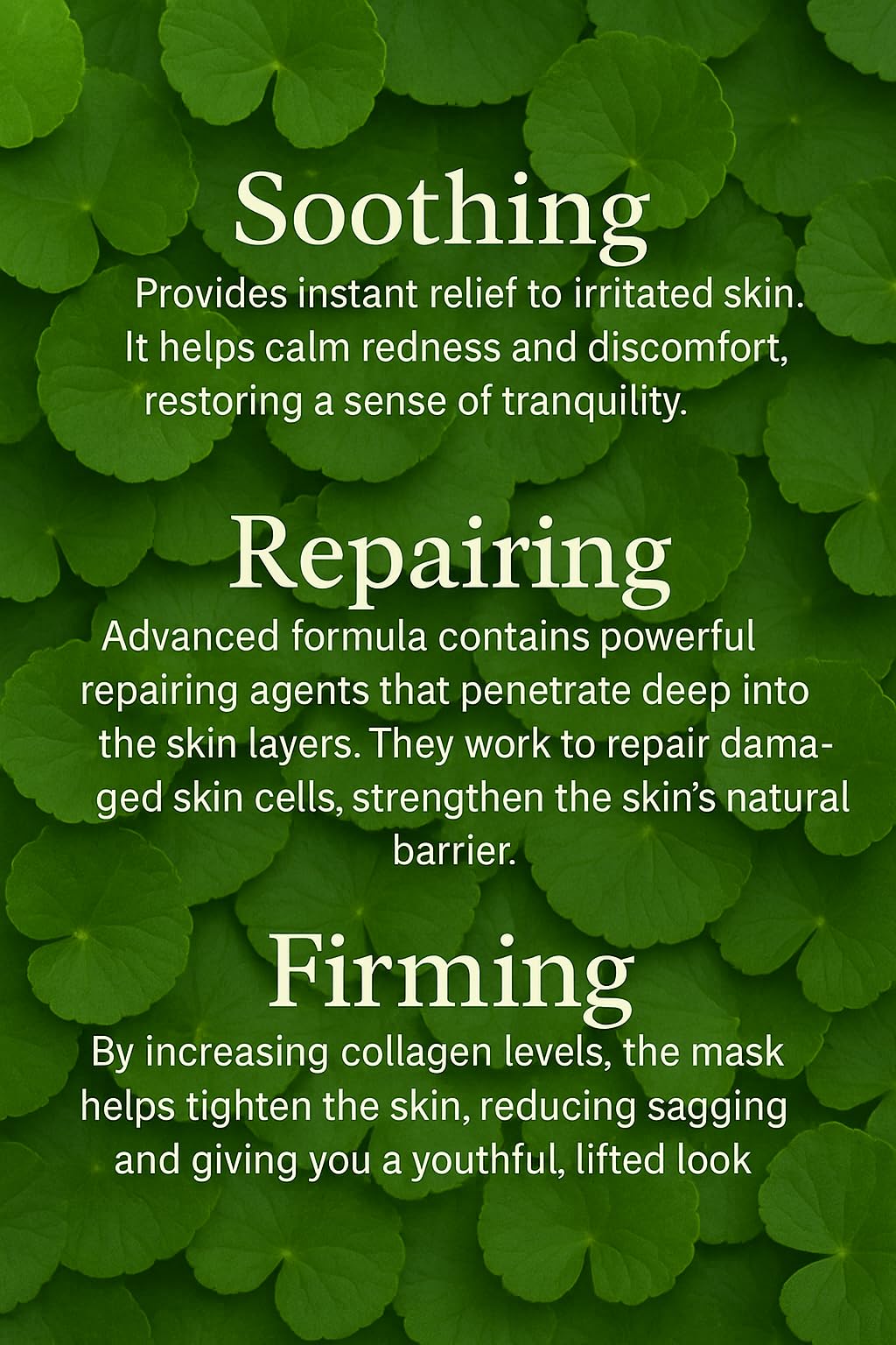 ZHIYEON Bio-Collagen Real Deep Mask, Soothing Hydrogel Sheet, 24g, With Polypeptide and Centella Asiatica Extract, 60 Minutes Treatment, Pack of 5