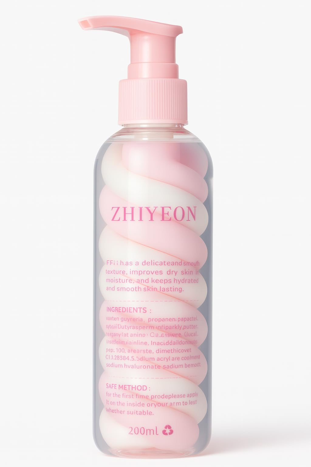 ZHIYÉON Avocado Maeshmallow Body Lotion with Hyaluronate, Green and White, 200ml