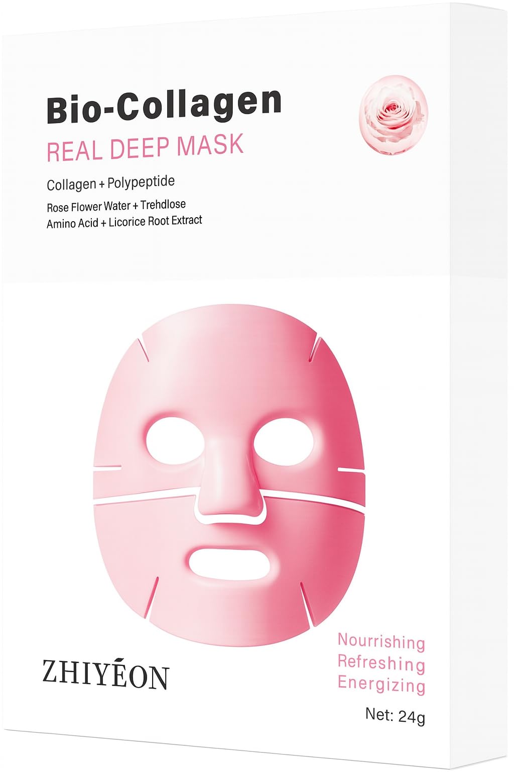 ZHIYÉON BIO-COLLAGEN REAL DEEP MASK, Pack of 5